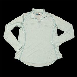 Women’s Magellan XL Teal 3/4 Zip Long Sleeve Mega Chill Fishing Pullover Shirt